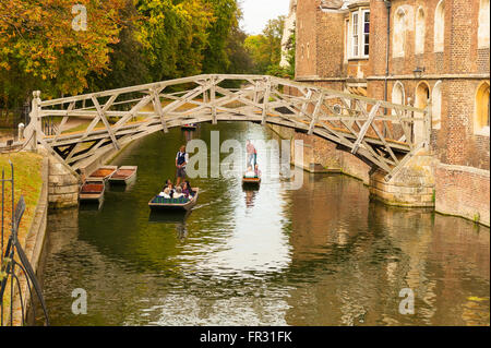 The Wooden Bridge over the River Cam in Cambridge, also commonly known ...