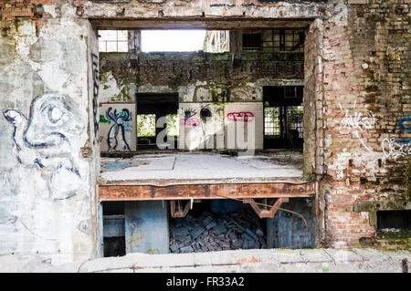 Old abandoned factory Stock Photo