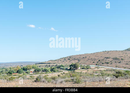 MIDDLETON, SOUTH AFRICA - FEBRUARY 19, 2016: Middleton is a hamlet in the Eastern Cape Province 30 km south of Cookhouse and ori Stock Photo