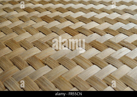 Woven bamboo strips for background texture Stock Photo