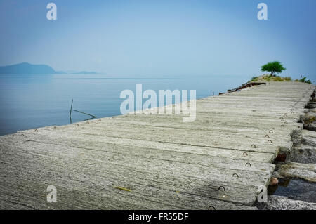 Early morning at Banampur beach Thailand Stock Photo