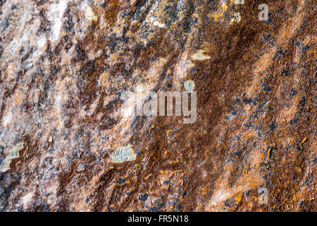 Metal background of rusty metal horizontal Stock Photo