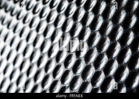 Metal background gray metal honeycombs horizontal Stock Photo