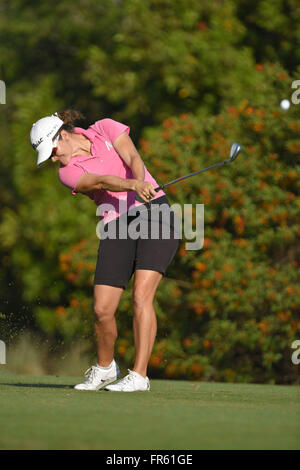 April 19, 2015 - Fort Myers, Florida, USA - Julia Boland during the final round of the Chico's Patty Berg Memorial on April 19, 2015 in Fort Myers, Florida. The tournament feature golfers from both the Symetra and Legends Tours...ZUMA Press/Scott A. Miller (Credit Image: © Scott A. Miller via ZUMA Wire) Stock Photo