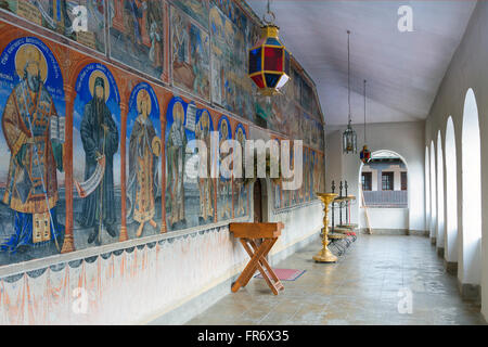 Republic of Macedonia, Mavrovo and Rostoucha, the Orthodox Monastery of St John Bigorski Stock Photo