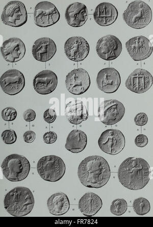 Archaiologik ephmeris - ekdidomen hypo ts en Athnais Archaiologiks Hetairias (1889) Stock Photo