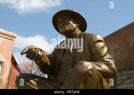 Huey Cooper statue Lake City South Carolina USA Stock Photo