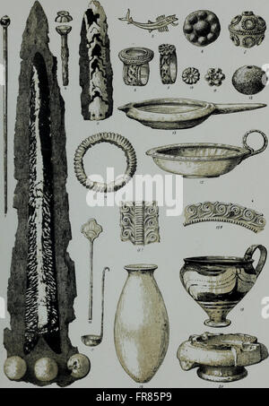 Archaiologik ephmeris - ekdidomen hypo ts en Athnais Archaiologiks Hetairias (1889) Stock Photo