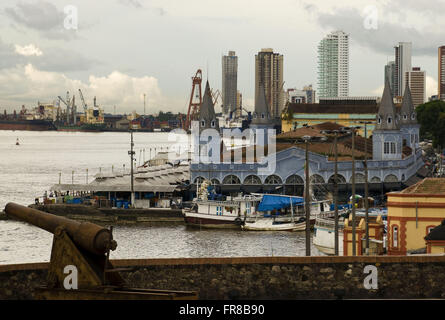 Ver-o-Peso in the historical center of Belem Stock Photo