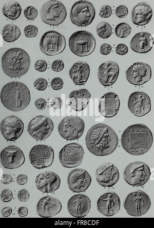 Archaiologik ephmeris - ekdidomen hypo ts en Athnais Archaiologiks Hetairias (1889) Stock Photo