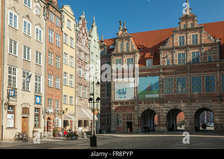 Green Gate (Zielona Brama) in Gdansk old town, Poland. Stock Photo