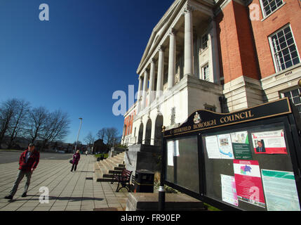 Chesterfield Town Hall in Chesterfield town centre,  Derbyshire England UK EU - 2016 Stock Photo