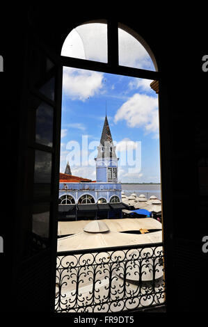 Ver-o-Peso in the historical center of Belem Stock Photo