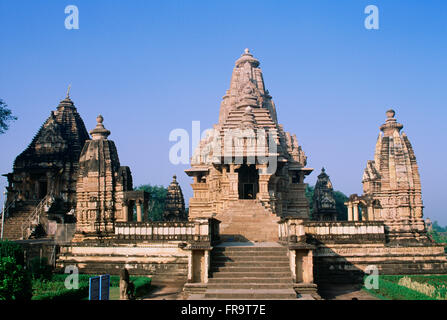 Lakshmana Temple, Khajuraho, Madhya Pradesh, India Stock Photo