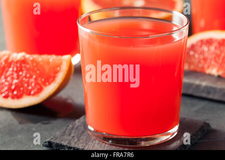 Fresh Squeezed Organic Grapefruit Juice in a Glass Stock Photo