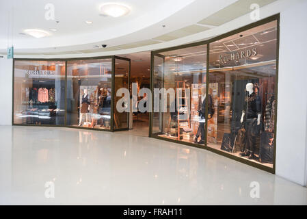 Storefronts in shopping mall in Leblon Stock Photo