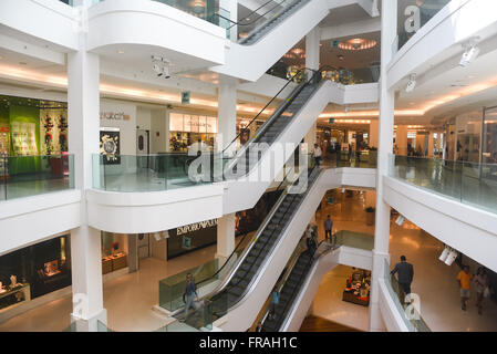 Inside view of mall in Leblon Stock Photo