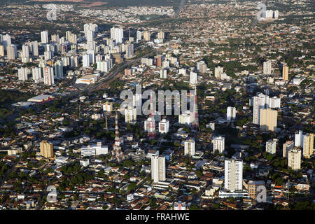 Aerial view of the state capital Stock Photo