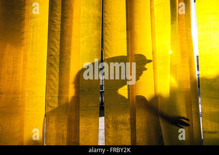 Inside View mill and flour industry Stock Photo