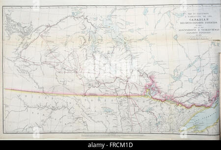 Narrative of the Canadian Red River Exploring Expedition of 1857 - and of the Assinniboine and Saskatchewan Exploring Expedition of 1858 (1860) Stock Photo