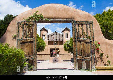 Santuario de Chimayo Church, Chimayo, New Mexico Stock Photo