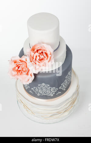 beautiful wedding cake Stock Photo