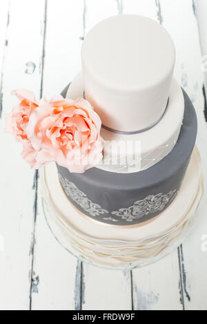 beautiful wedding cake Stock Photo