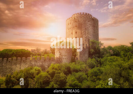 Rumeli fortress in istanbul,Turkey Stock Photo