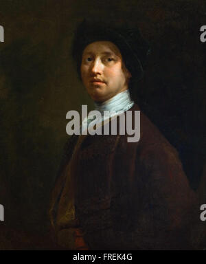 Self-Portrait' by Sir Joshua Reynolds (1723-1792) an English portrait ...