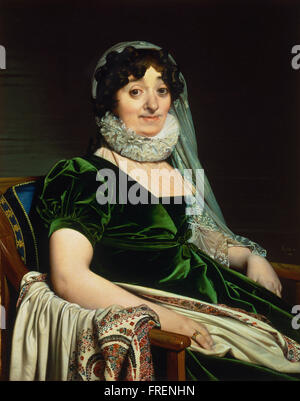 Jean-Auguste-Dominique Ingres, French - Portrait of the Countess of Tournon Stock Photo