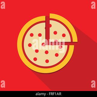 Pizza Icon Stock Vector