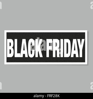 Black Friday Sticker / Sign Stock Vector