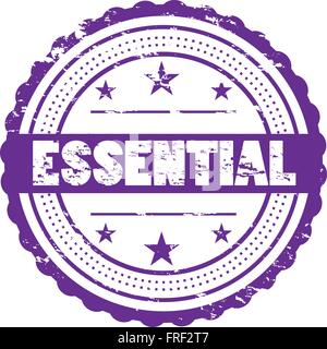 Essential  / Grunge Badge Stock Vector