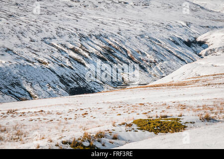 A winter view looking across Fossdale Gill in the Yorkshire Dales, England Stock Photo