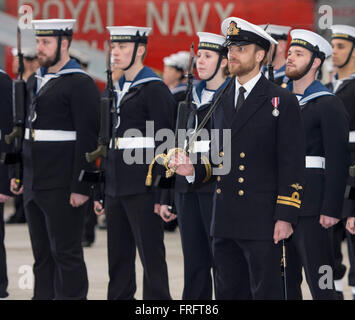 771 Royal Navy Search an Rescue Squadron Decommission on 31st March 2016 Stock Photo