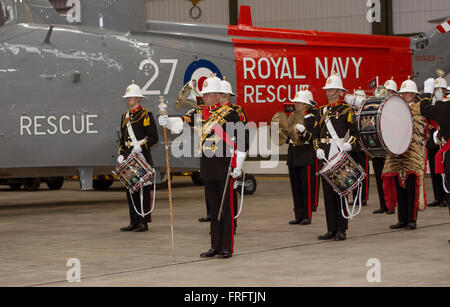 771 Royal Navy Search an Rescue Squadron Decommission on 31st March 2016 Stock Photo