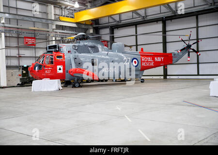 771 Royal Navy Search an Rescue Squadron Decommission on 31st March 2016 Stock Photo