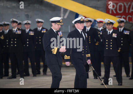 771 Royal Navy Search an Rescue Squadron Decommission on 31st March 2016 Stock Photo