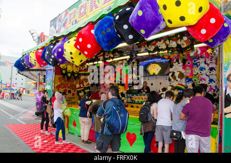 Sydney, Australia - 22nd March 2016: The Sydney Royal Easter Show comes to town in the suburb Sydney Olympic Park. The annual show organised by the Royal Agricultural Society of New South Wales (RAS) will run from the 17th - 30th of March 2016. Pictured is carnival fairground entertainment.  Credit:  mjmediabox /Alamy Live News Stock Photo