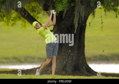 March 23, 2014 - Lake Wales, FL, USA - Maude-Aimee Leblanc during the Florida's Natural Charity Classic at Lake Wales Country Club on March 23, 2014 in Lake Wales, FL...ZUMA PRESS/Scott A. Miller (Credit Image: © Scott A. Miller via ZUMA Wire) Stock Photo