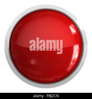 Push button - blank , 3d rendered image. Stock Photo