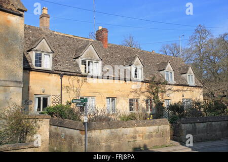 Cottages in Castle Street, Winchcombe, Gloucestershire, England, Great Britain, United Kingdom, UK, Europe Stock Photo