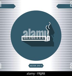 cigarette smoking Stock Vector