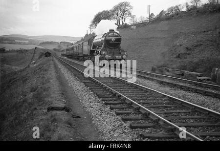LNER A3 pacific 4-6-2 steam locomotive 2502 Hyperion Stock Photo
