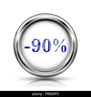 Shiny glossy icon. Internet button on white background Stock Photo - Alamy