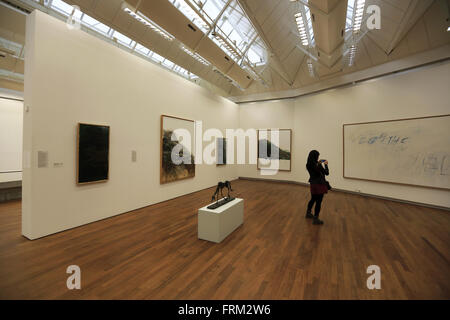 Photography exhibition in the Kunsthaus Zurich the modern art museum of Zurich, Zurich, Switzerland Stock Photo