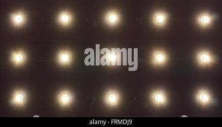 Stage Light on Ceiling Stock Photo