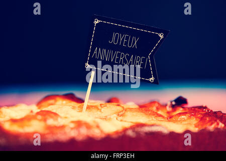 Joyeux Anniversaire Stock Photo Alamy