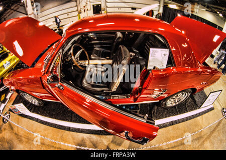World of Wheels Auto Show Chicago Illinois 1966 Ford Mustang Stock Photo