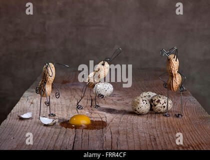 Simple Things - Easter Peanut Bunnies Stock Photo